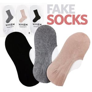 [비비안(스타킹)]여성페이크삭스 양말덧신SI5008