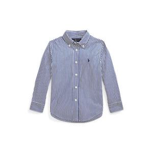 폴로 키즈 남아 2-7세 스트라이프 코튼 포플린 셔츠(CWPOWOVB6820292410)