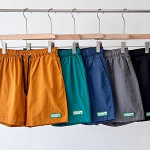 [모로엠] 나일론 와이드 하프 팬츠 DM-PTH-QGAAN30M-노랑