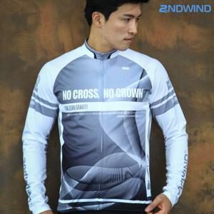 세컨윈드 크라운WT 자전거 긴팔집업 라이딩져지 NM16