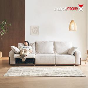 [시트앤모어]캄포데피오리 마법 리클라이너 소파 패브릭 4인용