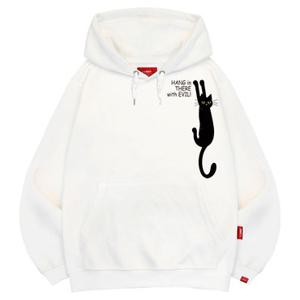 엘라모 3H 검은고양이 후드티 남녀공용 빅사이즈 M~4XL