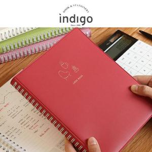 인디고 생활의 온도 가계부 (캐쉬북 만년형) (레드)
