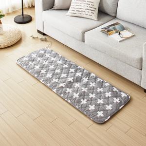 더안 양면 전기방석 3인용 크로스그레이