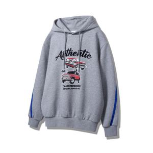 공용) 지프 체로키 멜란지 배색 후드 JP1THU031