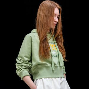 WOMAN 2003 뉴욕 크롭 후드티 [GREEN] / WBD1L02516