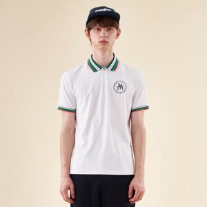 [마틴골프]남성 하프집업 피케셔츠 화이트 (Z0C120231)