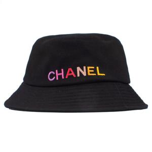 샤넬 CC 자수 로고 버킷햇 블랙 AA9703