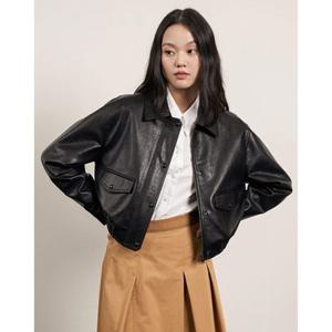 올리브데올리브 (OL4XM902) 크랙 에코레더자켓 OLIVE  DES  OLIVE