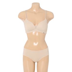 [비비안(언더웨어)]심플한 스판 몰드 노와이어 브라 햄팬티세트 BR1844ABP1844P