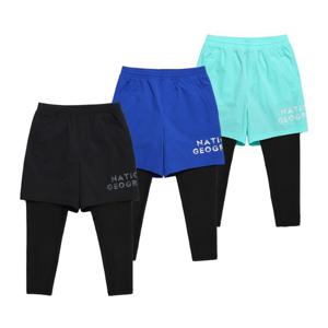 [내셔널지오그래픽 키즈] K242UWL610 반바지 롱 레깅스 3종택 1