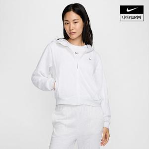 [나이키] 스포츠웨어 칠 테리 여성 루즈 풀집 프렌치 테리 후디 FN2420-051