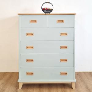 한집가구 보니또 5단 원목서랍장 민트