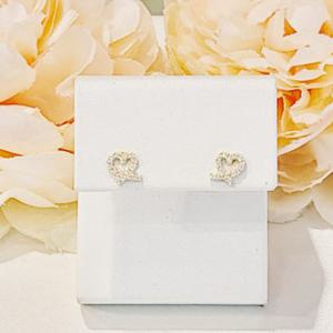 미니골드 14k 에벤 하트 귀걸이 ENOM4128