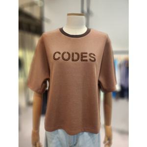[코데즈컴바인] (CJC-TS503W8Z) 핫픽스 레터링 뒷트임 티셔츠