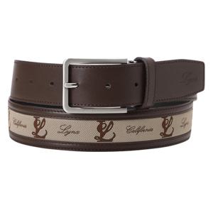 [링스] 남성 링스 모노그램 소가죽 벨트 L11D3BT101_BR
