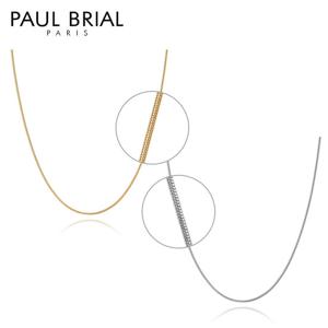 폴브리알 [SILVER] PUSN0174 심플 스네이크 목걸이