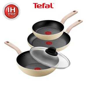 테팔 인덕션 데이지 팬 4종(팬20+28+웍28+유리뚜껑28)