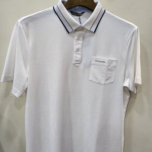 [크로커다일남성]피케조직 솔리드 요꼬에리티(CDAAATS2404)_CA