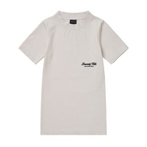 발렌시아가 768075 TQVS5 3307 아트워크 로고 자수 여성 반팔티