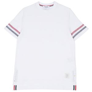 톰브라운 MJS204A J0046 100 남자 크루넥 반팔티셔츠