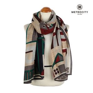 [메트로시티(스카프)]허드 울 롱 스카프 MSFD-3104