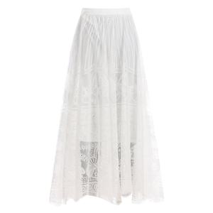샵앤) 여성 레이스 밴딩 롱 스커트 PIC-WSK-12167-화이트