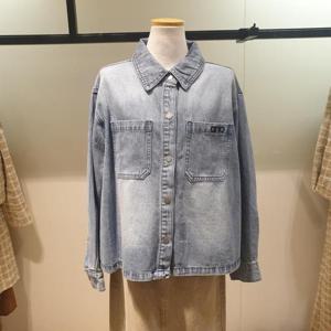 [제시뉴욕] 로고데님 셔츠 (ADW5NSDB6300)