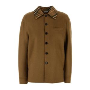 버버리 울 코트 8097907 C1793