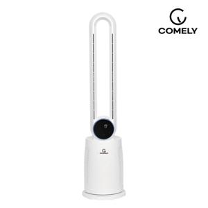코멜리 날개없는 선풍기 CYF-DC1300 타워팬 리모컨 안전선풍기