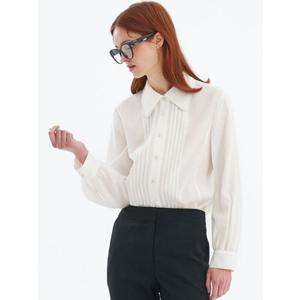 올리브데올리브 (OW4SB225) 자수포인트 핀턱디테일블라우스 OLIVE  DES  OLIVE