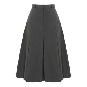 [에이비에프지]A라인 면 주름 스커트 APY4QS32J