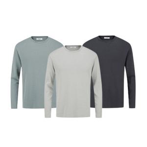 [에디션앤드지]가을/겨울 신상 3종 고급 코튼 베이직 티셔츠 NEE4TR1901 GB7777