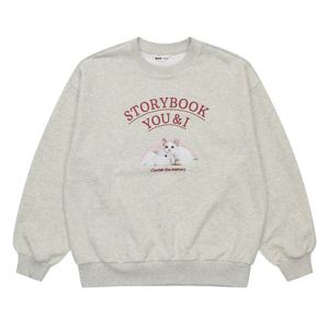 [소이] 여자 겨울이월 노기모 캣앤바니맨투맨티(24W0485)