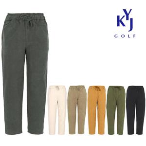 겨울 양기모 면스판 주름밴드 남성 세미 와이드 팬츠 DOWMSL91