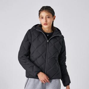 [스파이더] 여성 투인원 다운 점퍼 패딩 SPJWCNDJ352WBLK