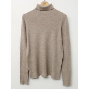 샵앤) 여성 터틀넥 슬림 니트 티셔츠 SIU-WKN-3690-베이지