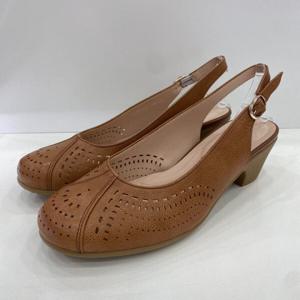 [에스콰이아]에스콰이아 여성 라운드 펀칭 슬링백  YADMST6621cm