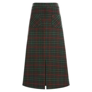 샵앤) FW 여성 뒷밴딩 A라인 롱 스커트 STJ-WSK-20093-그린