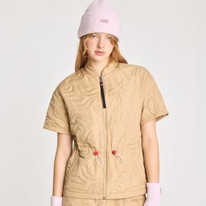 [WOMEN] 익스플로러 퀼팅 자켓 - 샌디스트림 HBW0002AUZSAS