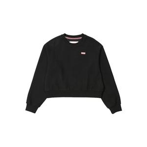 [WOMEN] 스트라이프 크루 스웨트셔츠 - 블랙 HBW0001AMZBLK