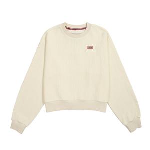 [WOMEN] 스트라이프 크루 스웨트셔츠 - 아이보리 HBW0001AMZIVO