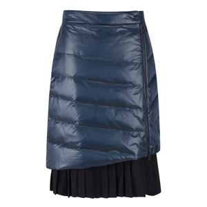 [마스터바니] 여성 플리츠 레이어 랩 구스다운 스커트