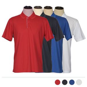 베이직 솔리드 컬러 카라반팔티