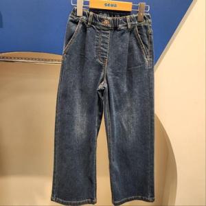 에스핏 HC23 중청 와이드 원턱 기모데님 팬츠 SJY710FJPT45