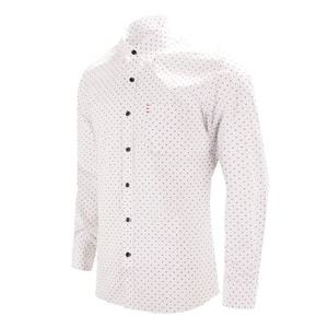 슬림)레드라인 포켓 화이트 셔츠_SV7113