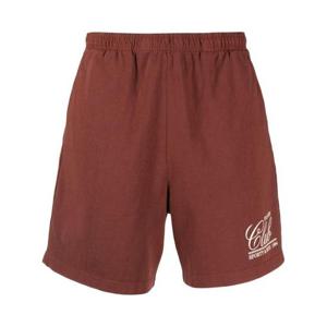 스포티앤리치 숏팬츠 SH841MO MAROON CREAM