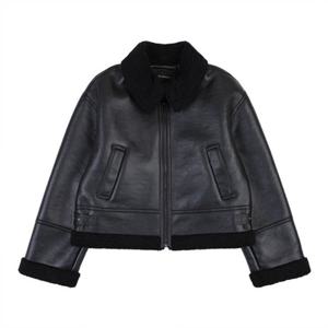 [코데즈컴바인] 집업 레자 숏 무스탕 (CJD-LE502WB)