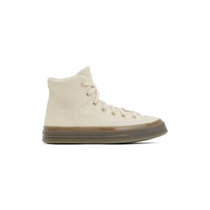 25 FW 컨버스 여성 오프 화이트 척 70 마르퀴스 스니커즈 242799F127022