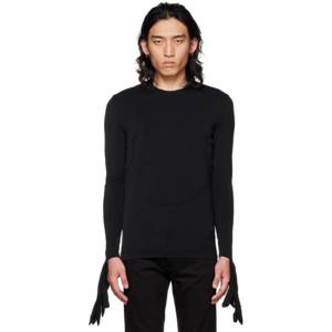 25 FW 지방시 남성 블랙 후드 스웨터 222278M204008